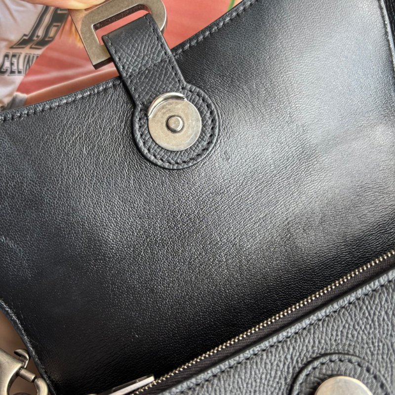 ::BALENCIAGA:: 巴黎世家 736471 DOWNTOWN 灰色防刮牛皮 男生款沙漏包-19