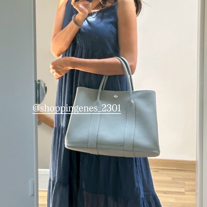 愛馬仕 Hermès 花園包 garden party 36 木偶灰-2