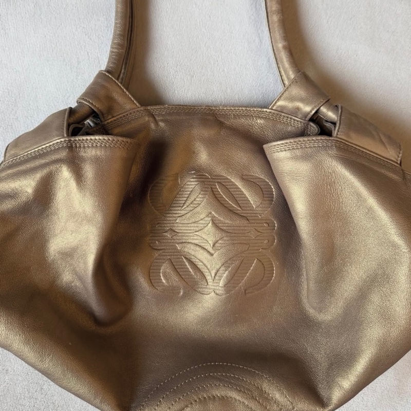 Loewe Napa Aire空氣包 限量絕版淡金-0
