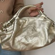 Loewe Napa Aire空氣包 限量絕版淡金-2