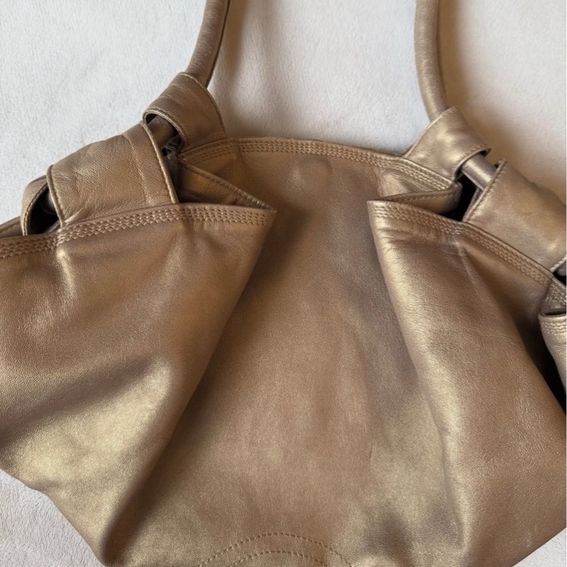 Loewe Napa Aire空氣包 限量絕版淡金-6