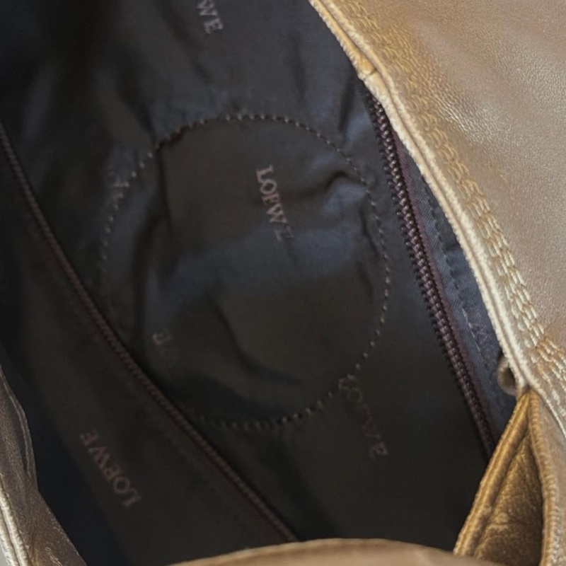 Loewe Napa Aire空氣包 限量絕版淡金-8