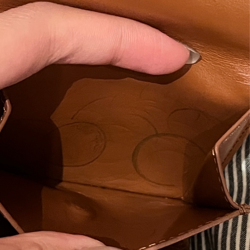 Celine 凱旋門 老花 三折 短夾 二手 現貨 89新-20