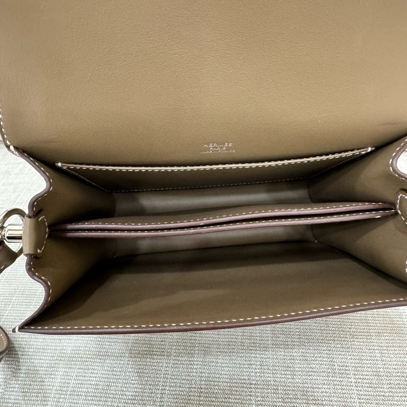 愛馬仕～Hermes roulis mini 19 豬鼻子 大象灰 銀扣 Y刻swift皮-22