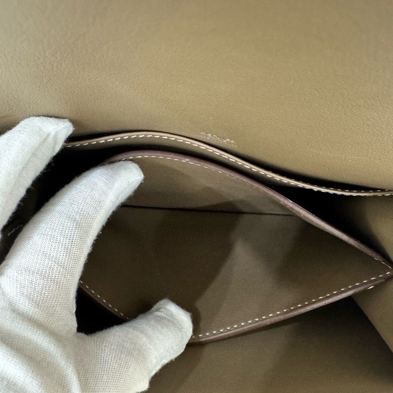 愛馬仕～Hermes roulis mini 19 豬鼻子 大象灰 銀扣 Y刻swift皮-24