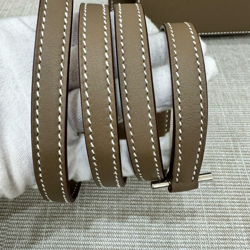 愛馬仕～Hermes roulis mini 19 豬鼻子 大象灰 銀扣 Y刻swift皮-25