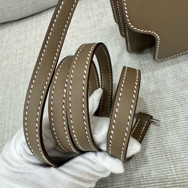 愛馬仕～Hermes roulis mini 19 豬鼻子 大象灰 銀扣 Y刻swift皮-26