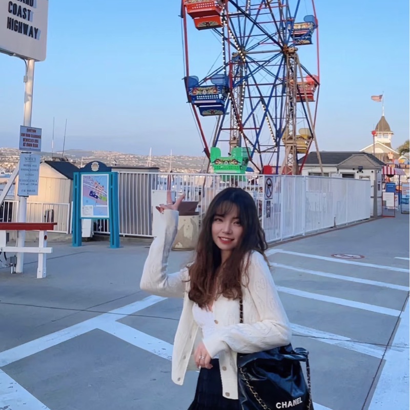 香奈兒 CHANEL 22bag 限量版黑金 白字-4