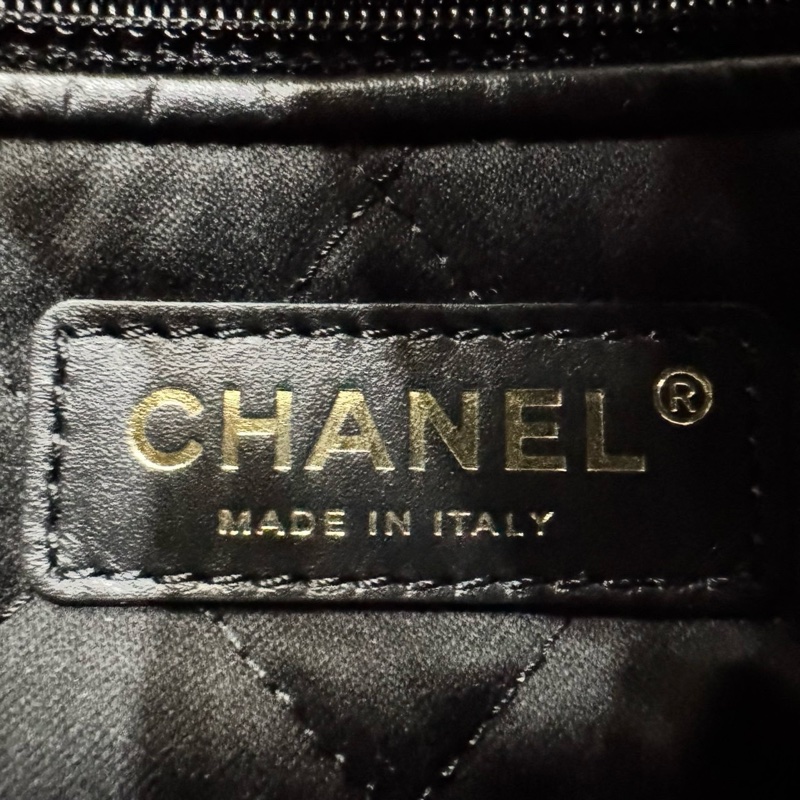 香奈兒 CHANEL 22bag 限量版黑金 白字-7