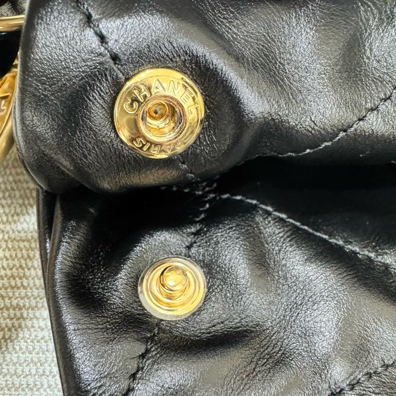 香奈兒 CHANEL 22bag 限量版黑金 白字-25