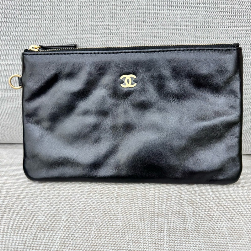 香奈兒 CHANEL 22bag 限量版黑金 白字-27