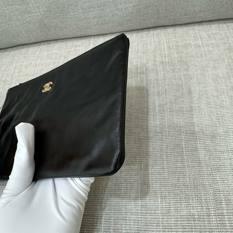 香奈兒 CHANEL 22bag 限量版黑金 白字-29