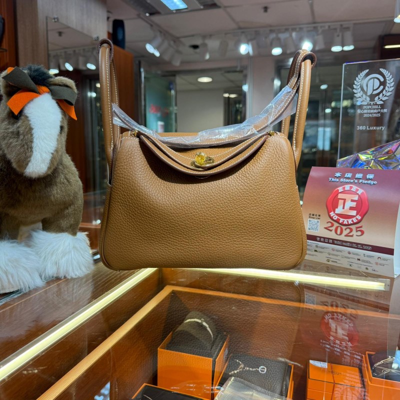 ✨持有香港正品正貨標籤(只做全新)✨ Hermes Lindy26 金色金扣-0