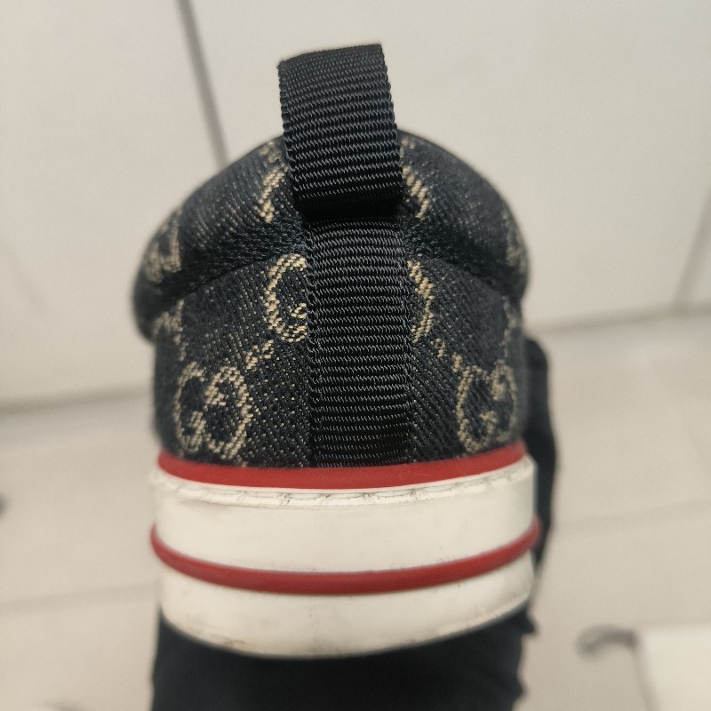 ㊣✨Gucci✨（附防塵袋）**尺寸8.5**古馳 老花 滿版 刺繡 牛仔 布鞋 一腳蹬 休閒鞋 懶人鞋/二手鞋/二手精品🌳二手樹屋🌳-23