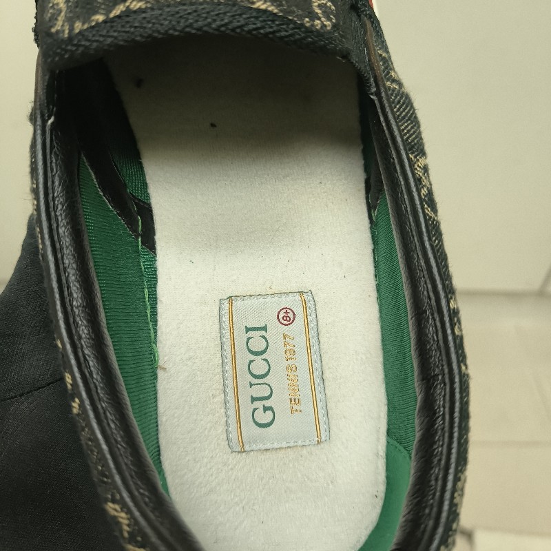 ㊣✨Gucci✨（附防塵袋）**尺寸8.5**古馳 老花 滿版 刺繡 牛仔 布鞋 一腳蹬 休閒鞋 懶人鞋/二手鞋/二手精品🌳二手樹屋🌳-26