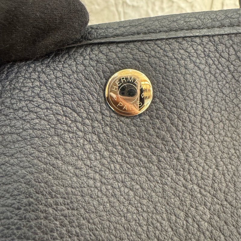 Hermes深藍色銀扣GP 36-7