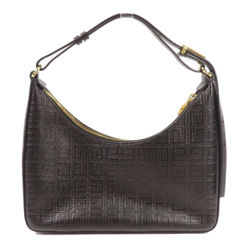 GIVENCHY 牛皮皮革Small Moon Cut Out Bag金扣肩背袋-1