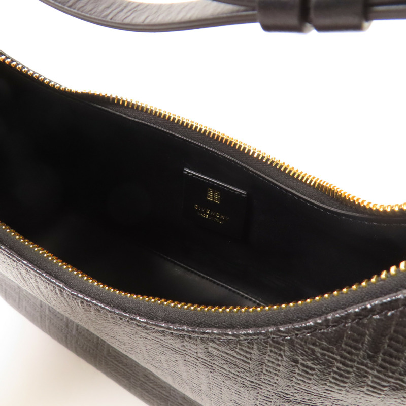 GIVENCHY 牛皮皮革Small Moon Cut Out Bag金扣肩背袋-4