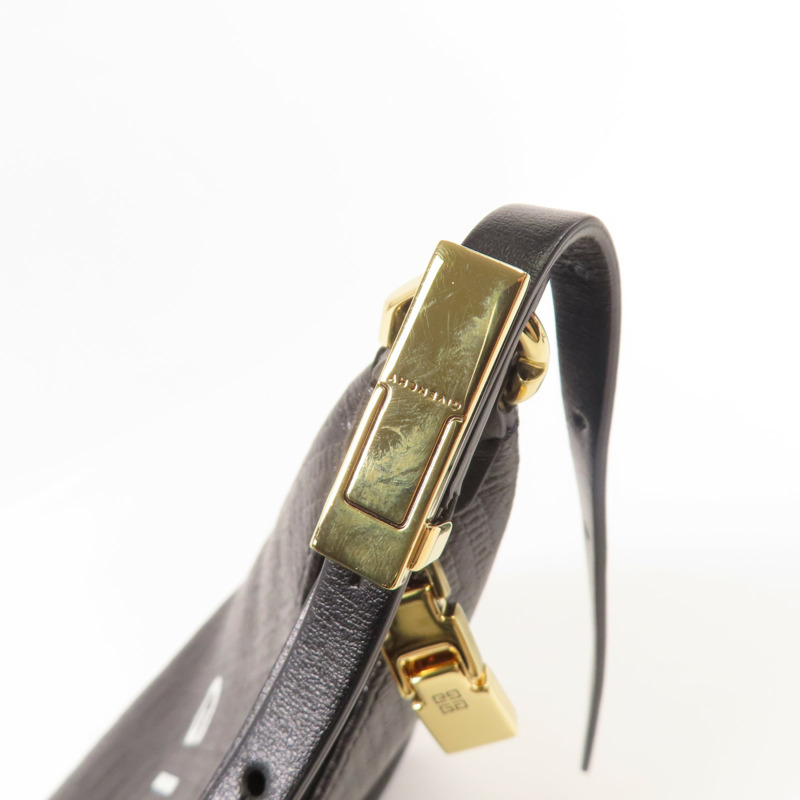 GIVENCHY 牛皮皮革Small Moon Cut Out Bag金扣肩背袋-15