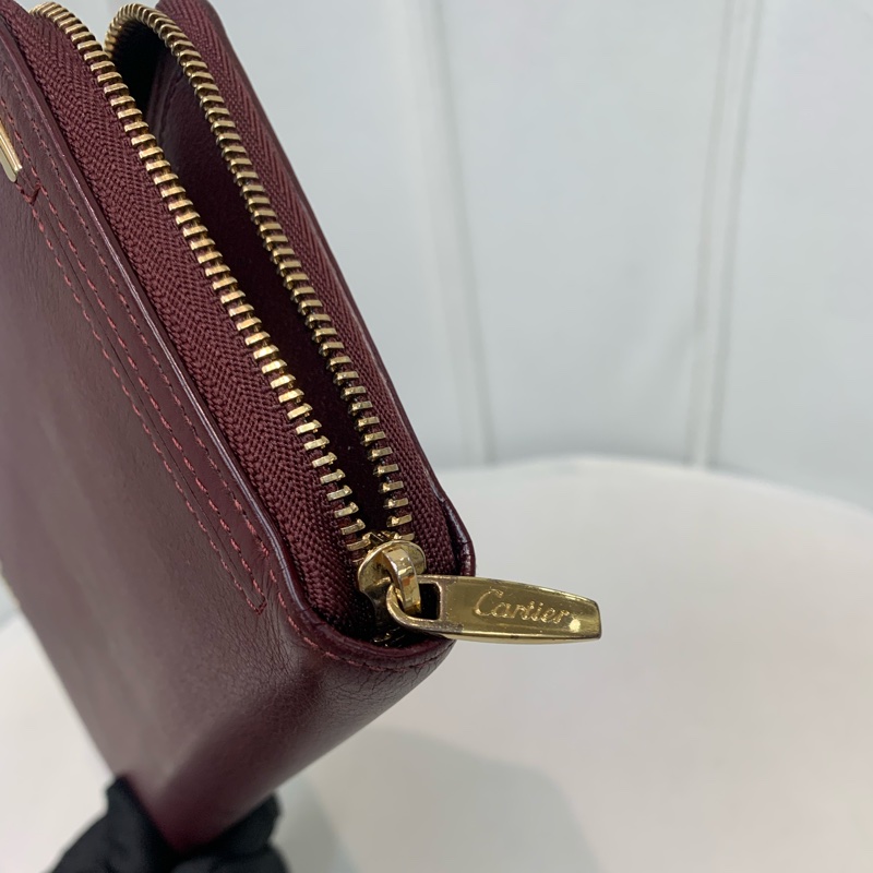 CARTIER 卡地亞 拉鍊長銀包 XA947-7