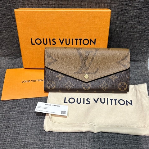 LV 拼色長夾