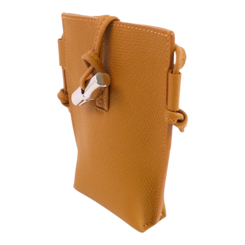Longchamp 牛皮皮革Le Roseau Phone Shoulder Bag銀扣肩背袋-2