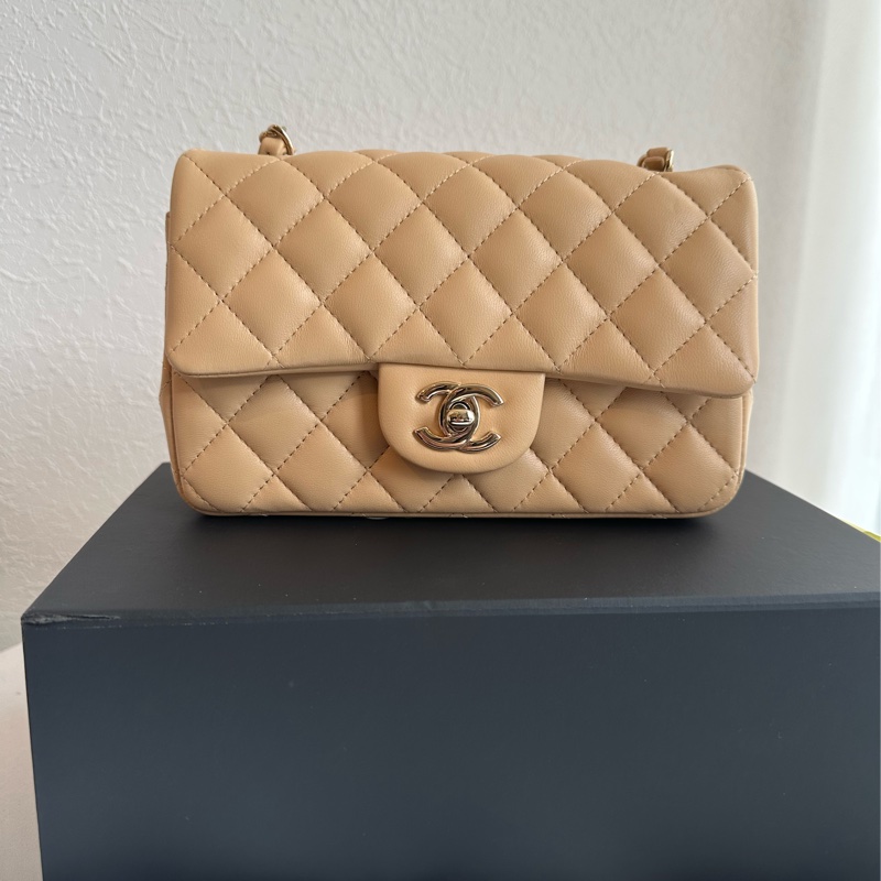 Chanel coco20 奶茶色❤️❤️❤️🥹經典-0