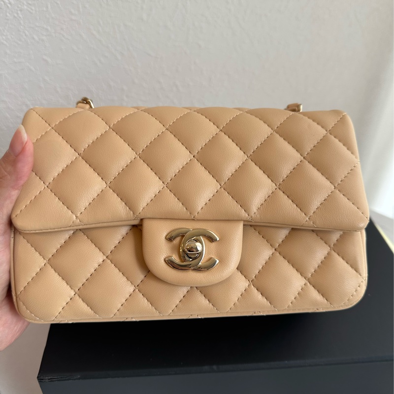 Chanel coco20 奶茶色❤️❤️❤️🥹經典-1