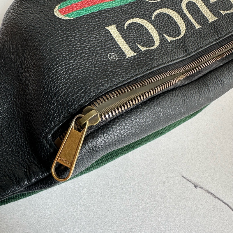 Gucci 黑色明星愛用胸包 大-8