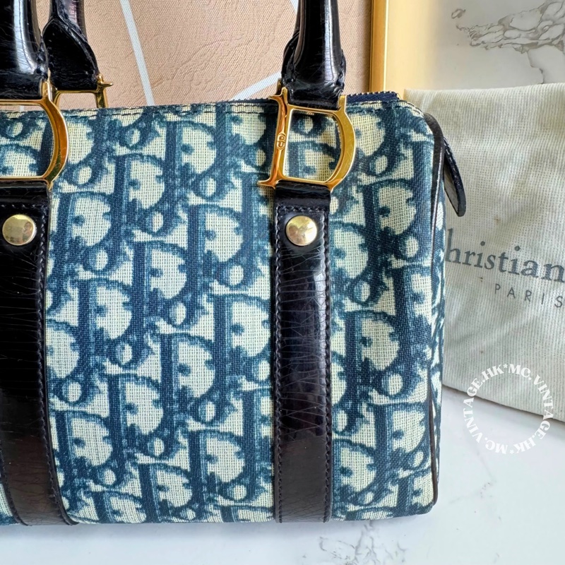 Dior Mini Oblique Boston Bag 迷你 波士頓 手提包 20cm-3