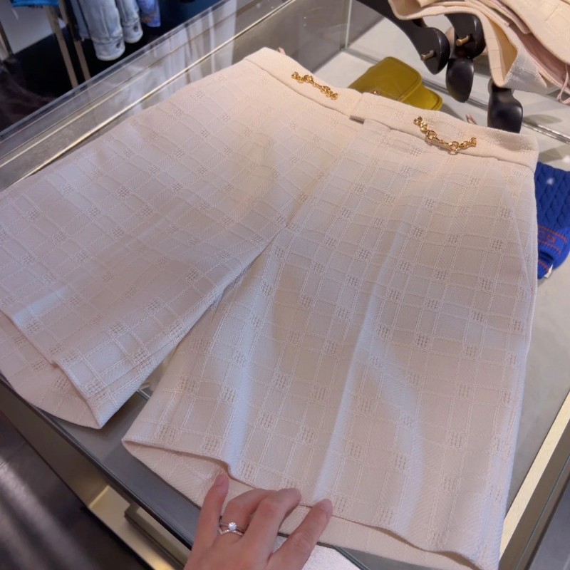 GUCCI 米白色西裝短褲38號-0