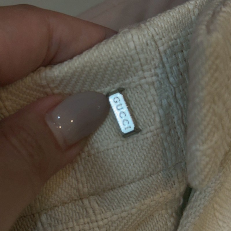 GUCCI 米白色西裝短褲38號-8