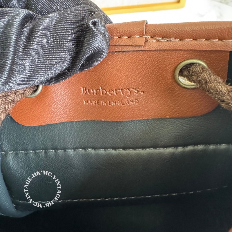 Burberrys Vintage Mini Backpack 中古 經典格仔 迷你 背包-19