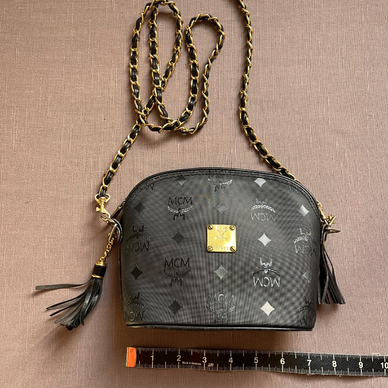 🖤 Vintage MCM 經典流蘇小黑包|媽媽珍藏-2