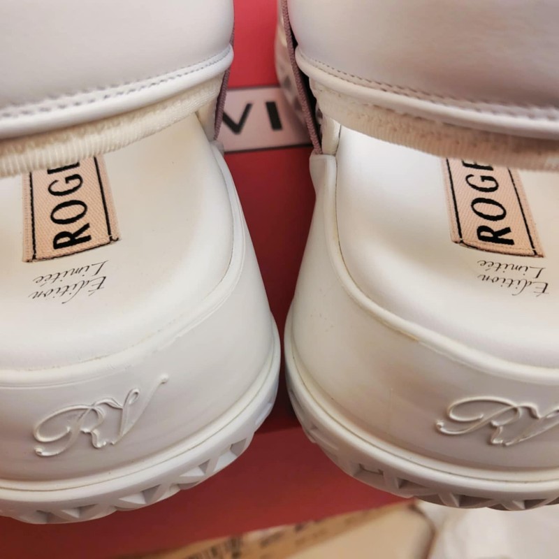RV Sandals 粉色限定款鑽釦增高涼鞋-4
