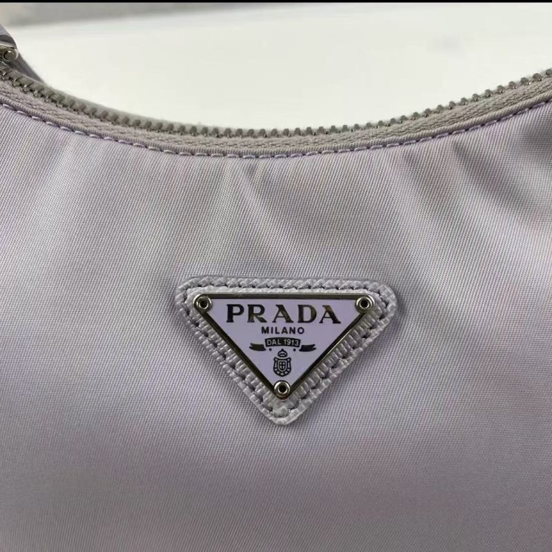 PRADA Hobo 腋下包灰藍色 22 x 6 x 17 99新 配件塵袋-3