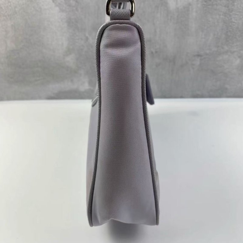 PRADA Hobo 腋下包灰藍色 22 x 6 x 17 99新 配件塵袋-4
