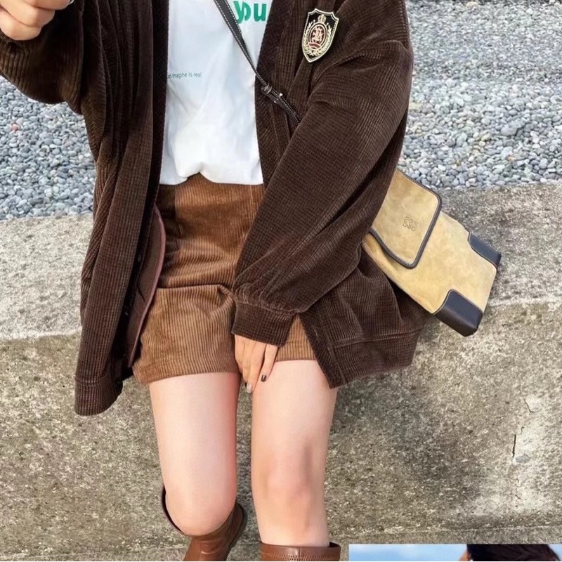loewe 麂皮斜挎包-1
