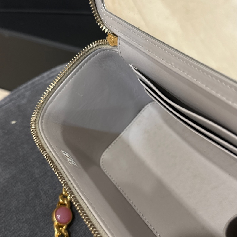 #vic限定25w入手 #全配閒置帶膜 香奈兒寶石鏈灰金盒子斜挎包 已絕版買不到🔥-20