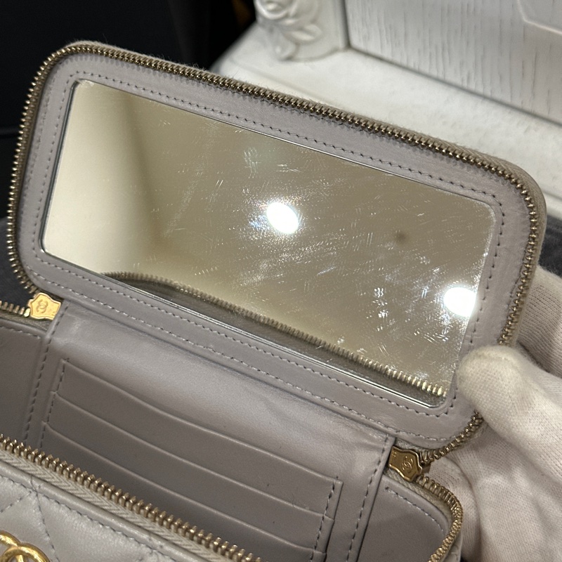 #vic限定25w入手 #全配閒置帶膜 香奈兒寶石鏈灰金盒子斜挎包 已絕版買不到🔥-26