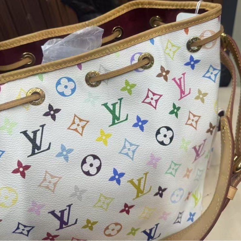 LV🤍白三彩水桶 很新-4