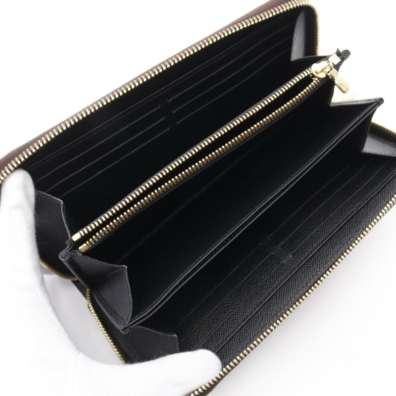 LOUIS VUITTON Zippy around 長皮夾 M69353 Monogram Giant Reverse 棕色-2