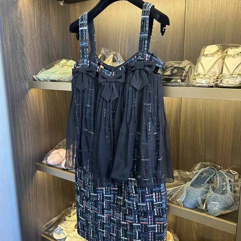 Chanel💗21S連身裙 34號 非常新 原價30幾萬 誠可議-6