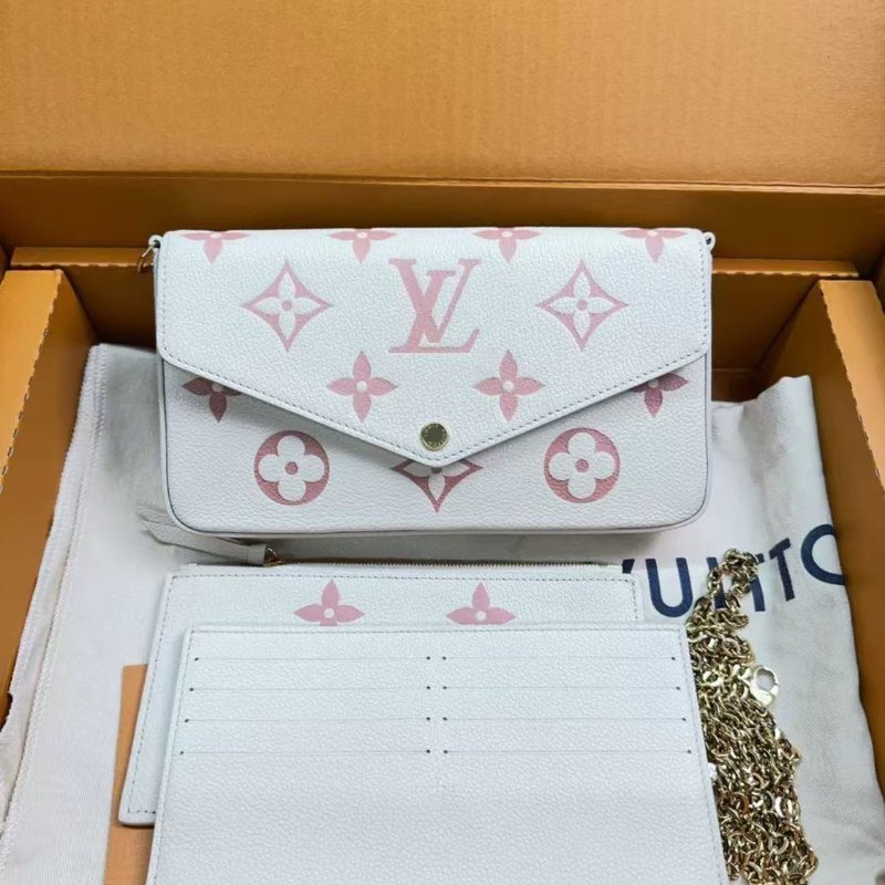 LV🤍草莓三合一 限定停產款 草莓配色上市以來呼聲很高 但沒多久就停產 超級稀有 全新閒置可送禮-0