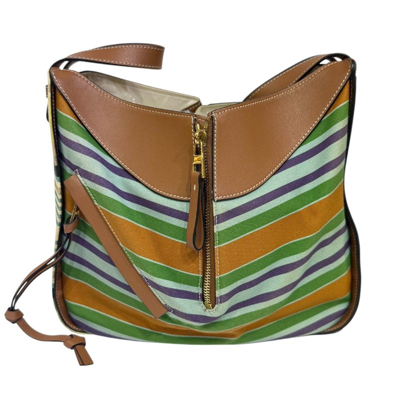 【美收精品】 LOEWE 彩色帆布肩背包 2-765-0