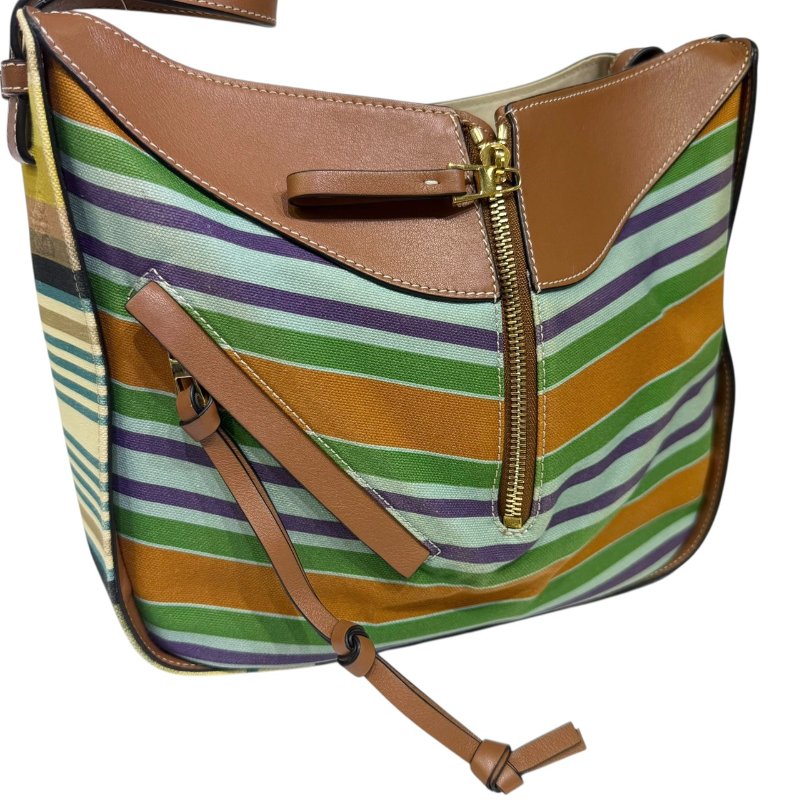 【美收精品】 LOEWE 彩色帆布肩背包 2-765-9