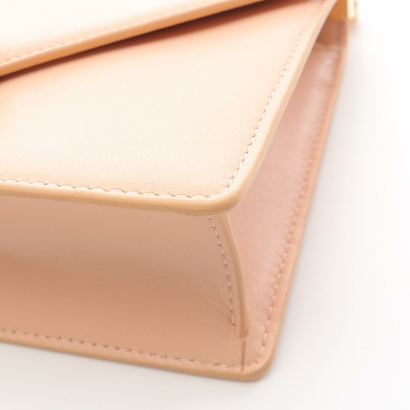 BVLGARI Serpenti Forever 鏈條單肩包 皮革 橘色 二手 女款 GHW-8