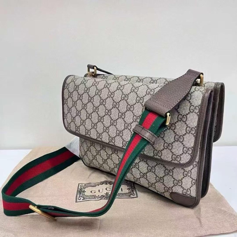 Gucci tiger head double bag-2