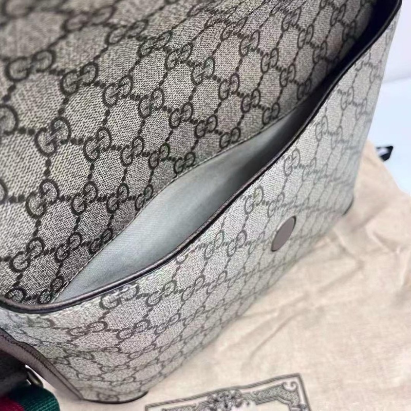 Gucci tiger head double bag-5