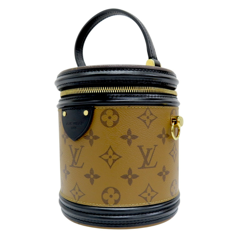 原棕色花帆布 CANNES 兩用包 M43986-2